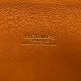 エルメス HERMES ボリード31 □H刻 オレンジ シルバー金具 シェーブル レディース ハンドバッグ
