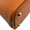 エルメス HERMES ボリード31 □H刻 オレンジ シルバー金具 シェーブル レディース ハンドバッグ