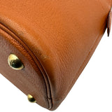 エルメス HERMES ボリード31 □H刻 オレンジ シルバー金具 シェーブル レディース ハンドバッグ