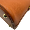 エルメス HERMES ボリード31 □H刻 オレンジ シルバー金具 シェーブル レディース ハンドバッグ