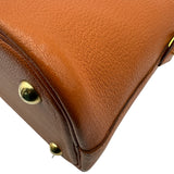 エルメス HERMES ボリード31 □H刻 オレンジ シルバー金具 シェーブル レディース ハンドバッグ