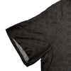 ルイ・ヴィトン LOUIS VUITTON モノグラム総柄半袖シルクシャツ HSS70W ブラウン シルク メンズ 半袖シャツ