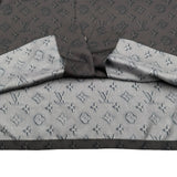 ルイ・ヴィトン LOUIS VUITTON モノグラム総柄半袖シルクシャツ HSS70W ブラウン シルク メンズ 半袖シャツ