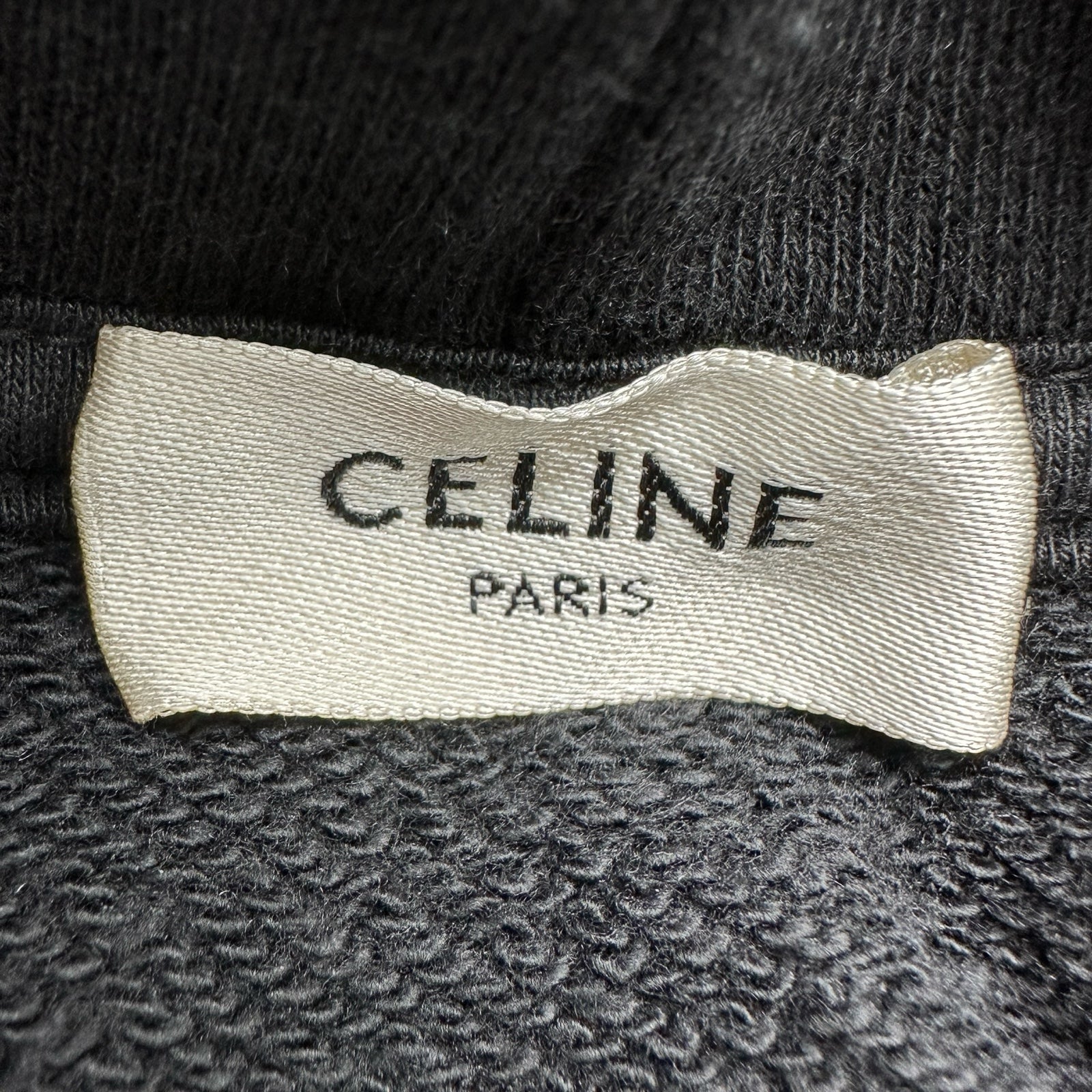 セリーヌ CELINE バックプリントロゴプルオーバーパーカー 2Y005632E ブラック コットン レディース パーカー セリーヌ CELINE バックプリントロゴプルオーバーパーカー 2Y005632E