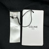セリーヌ CELINE バックプリントロゴプルオーバーパーカー 2Y005632E ブラック コットン レディース パーカー