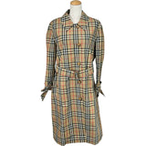バーバリーロンドン BURBERRY LONDON チェックトレンチコート 8032221 ベージュ ポリエステル レディース トレンチコート