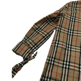 バーバリーロンドン BURBERRY LONDON チェックトレンチコート 8032221 ベージュ ポリエステル レディース トレンチコート