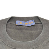 ルイ・ヴィトン LOUIS VUITTON ロゴ長袖ニットセーター HRN43W ブラック コットン メンズ セーター