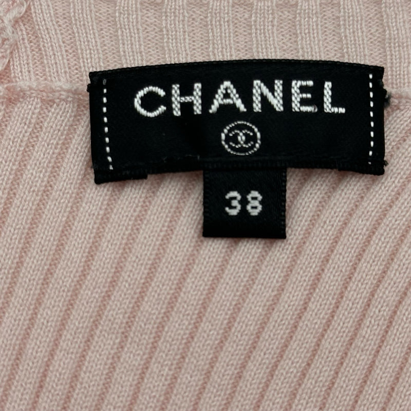 シャネル CHANEL ココマークボタン半袖リブニットカットソー P58467