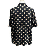 グッチ GUCCI インターロッキングG半袖シルクシャツ 694124 ブラック シルク メンズ 長袖シャツ