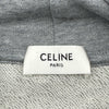 セリーヌ CELINE ロゴプリントプルオーバーパーカー 2Y65GG670Q グレー コットン レディース パーカー