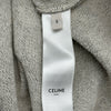 セリーヌ CELINE ロゴプリントプルオーバーパーカー 2Y65GG670Q グレー コットン レディース パーカー
