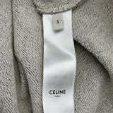 セリーヌ CELINE ロゴプリントプルオーバーパーカー 2Y65GG670Q グレー コットン レディース パーカー