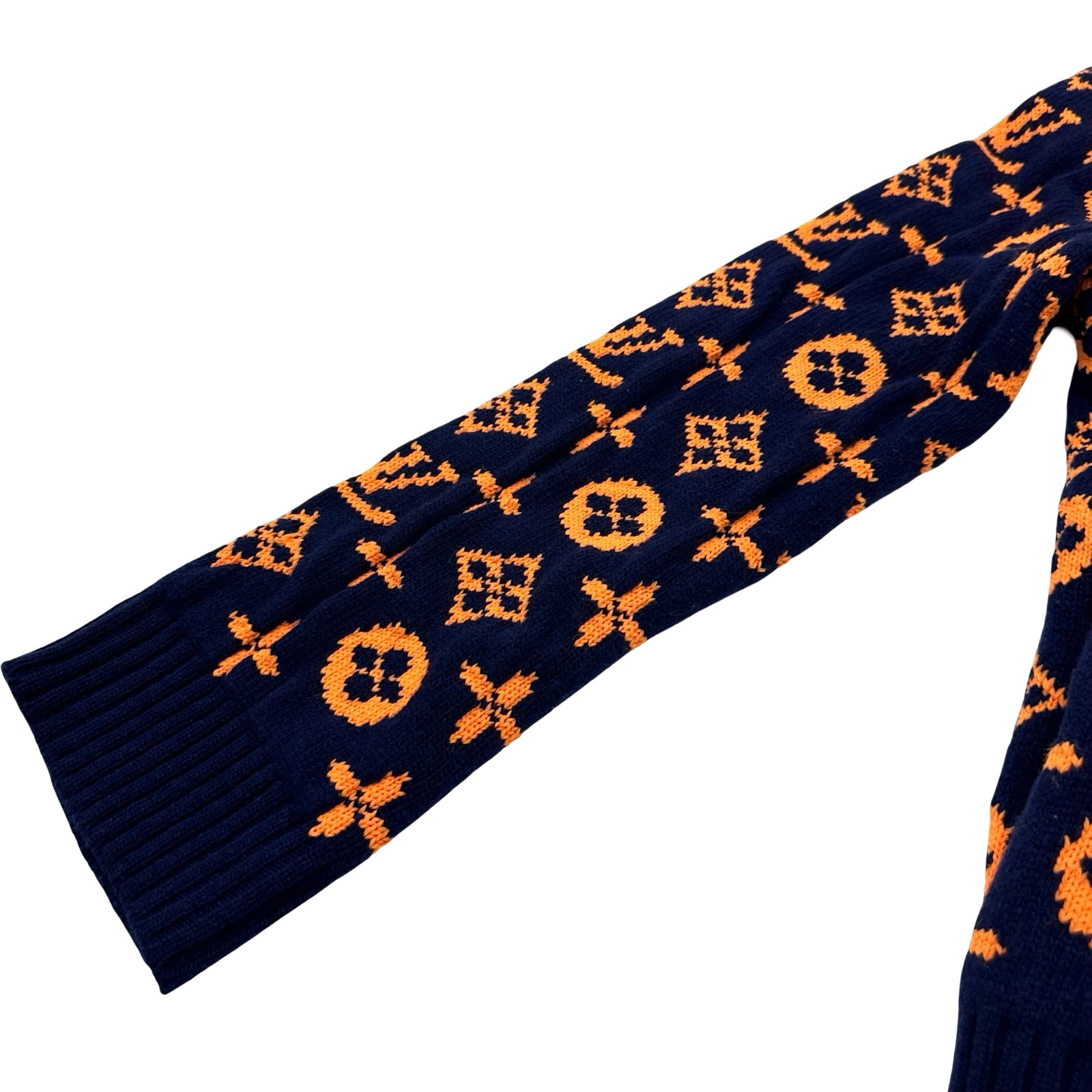 ルイ・ヴィトン LOUIS VUITTON モノグラム総柄ニットカーディガン