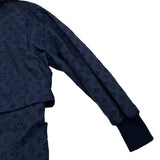 ルイ・ヴィトン LOUIS VUITTON モノグラム総柄ナイロンジャケット FNVB04078 ネイビー ナイロン レディース ナイロンジャケット