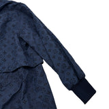 ルイ・ヴィトン LOUIS VUITTON モノグラム総柄ナイロンジャケット FNVB04078 ネイビー ナイロン レディース ナイロンジャケット