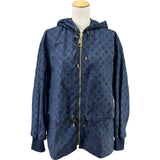 ルイ・ヴィトン LOUIS VUITTON モノグラム総柄ナイロンジャケット FNVB04078 ネイビー ナイロン レディース ナイロンジャケット
