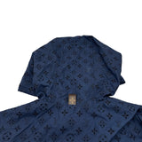 ルイ・ヴィトン LOUIS VUITTON モノグラム総柄ナイロンジャケット FNVB04078 ネイビー ナイロン レディース ナイロンジャケット