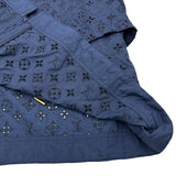 ルイ・ヴィトン LOUIS VUITTON モノグラム総柄ナイロンジャケット FNVB04078 ネイビー ナイロン レディース ナイロンジャケット