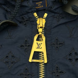 ルイ・ヴィトン LOUIS VUITTON モノグラム総柄ナイロンジャケット FNVB04078 ネイビー ナイロン レディース ナイロンジャケット