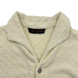 ルイ・ヴィトン LOUIS VUITTON モノグラム総柄パイルショートスリープシャツ HTS07W ホワイト コットン メンズ 半袖シャツ