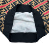 フェンディ FENDI FF総柄スウェットシャツ FY0944 ブラウン コットン メンズ スウェット