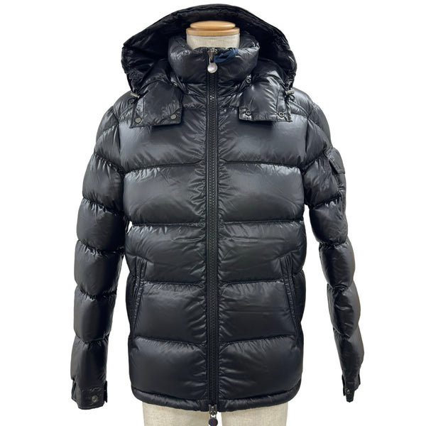 セ*ル様 【購入証明あり】MONCLER ダウン MAYA ブラック サイズ2 モンクレール MONCLER MAYA ダウンジャケット ブラック ナイロン