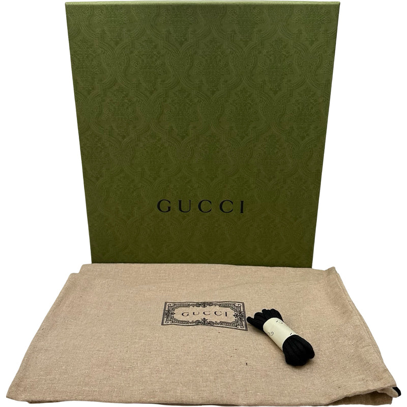 グッチ GUCCI GGスプリームショートブーツ 659691 ブラック レザー