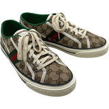 グッチ GUCCI TENNIS1977 GGキャンバスローカットスニーカー ベージュ GGキャンバス ユニセックス スニーカー
