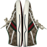 グッチ GUCCI TENNIS1977 GGキャンバスローカットスニーカー ベージュ GGキャンバス ユニセックス スニーカー