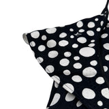 ルイ・ヴィトン LOUIS VUITTON ×草間彌生 インフィニティドットキャミソールワンピース F0DR23 ブラック シルク レディース ワンピース