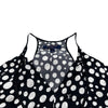 ルイ・ヴィトン LOUIS VUITTON ×草間彌生 インフィニティドットキャミソールワンピース F0DR23 ブラック シルク レディース ワンピース