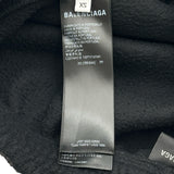 バレンシアガ BALENCIAGA ダーティー加工フリーススウェットパンツ 744513 ブラック ポリエステル メンズ その他ボトムス