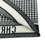 クリスチャン・ディオール Christian Dior ハウンドトゥースフーデットニットパーカー 014S92AM035 ブラック カシミヤ レディース パーカー