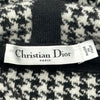 クリスチャン・ディオール Christian Dior ハウンドトゥースフーデットニットパーカー 014S92AM035 ブラック カシミヤ レディース パーカー