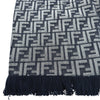 フェンディ FENDI FF総柄フリンジハーフパンツ FLP307 ネイビー コットン レディース ショートパンツ