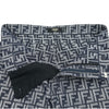 フェンディ FENDI FF総柄フリンジハーフパンツ FLP307 ネイビー コットン レディース ショートパンツ