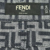 フェンディ FENDI FF総柄フリンジハーフパンツ FLP307 ネイビー コットン レディース ショートパンツ