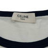 セリーヌ CELINE ハートトリオンフロゴ半袖Tシャツ 2X01L671Q ホワイト コットン レディース 半袖Ｔシャツ