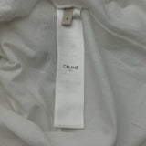 セリーヌ CELINE ハートトリオンフロゴ半袖Tシャツ 2X01L671Q ホワイト コットン レディース 半袖Ｔシャツ