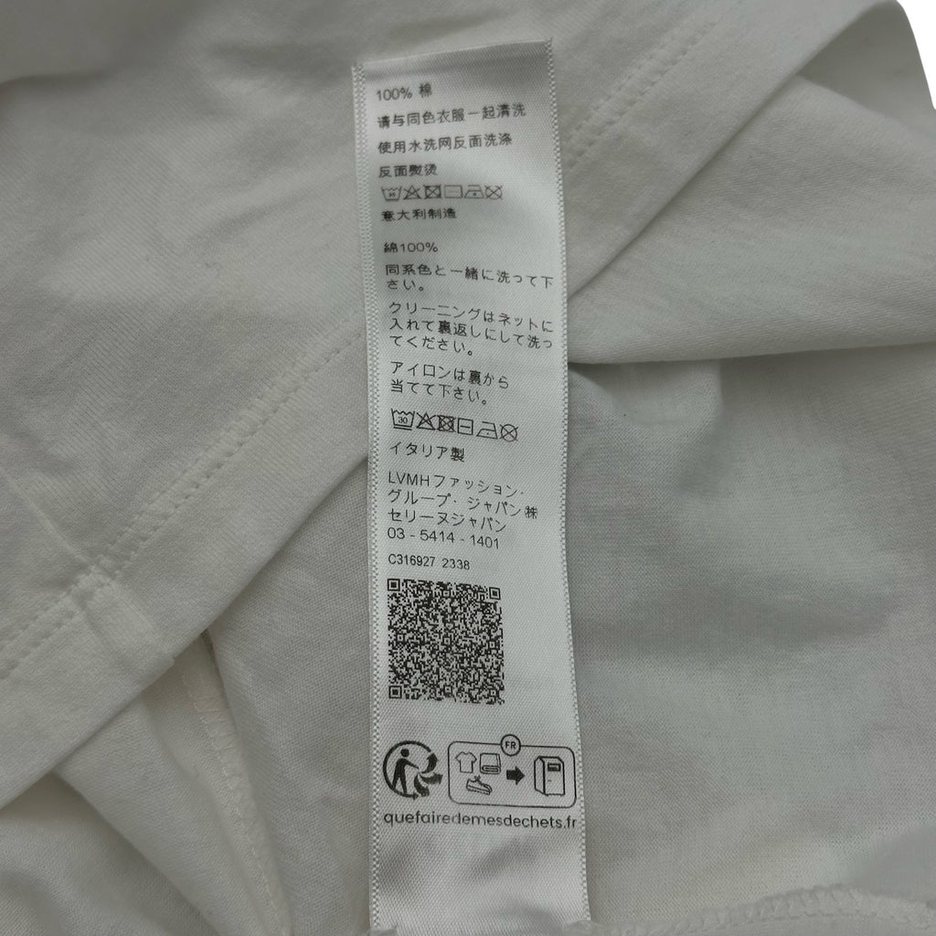 セリーヌ CELINE ハートトリオンフロゴ半袖Tシャツ 2X01L671Q ホワイト コットン レディース 半袖Ｔシャツ 国内発】CELINE ハートトリオンフ Tシャツ 半袖ギフト包装可 (CELINE/T