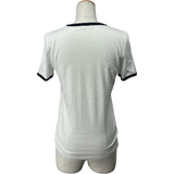 セリーヌ CELINE ハートトリオンフロゴ半袖Tシャツ 2X01L671Q ホワイト コットン レディース 半袖Ｔシャツ
