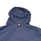 トムブラウン THOM BROWNE NEW YORK リップストップメッシュ 4BAR フード付きジャケット MJT309A ネイビー ナイロン メンズ ナイロンジャケット