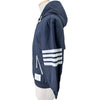 トムブラウン THOM BROWNE NEW YORK リップストップメッシュ 4BAR フード付きジャケット MJT309A ネイビー ナイロン メンズ ナイロンジャケット