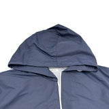 トムブラウン THOM BROWNE NEW YORK リップストップメッシュ 4BAR フード付きジャケット MJT309A ネイビー ナイロン メンズ ナイロンジャケット