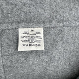 エルメス HERMES カシミヤ ロングコート グレー カシミヤ レディース その他アウター