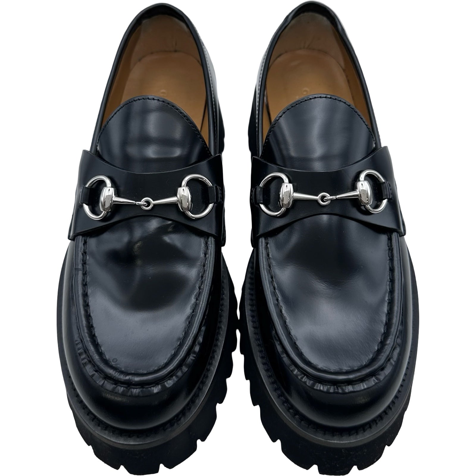 グッチ GUCCI ホースビット プラットフォーム ローファー 764211