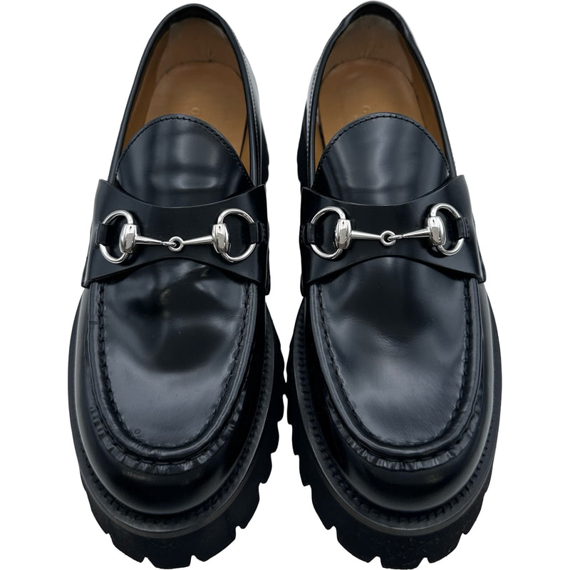 グッチ GUCCI ホースビット プラットフォーム ローファー 764211