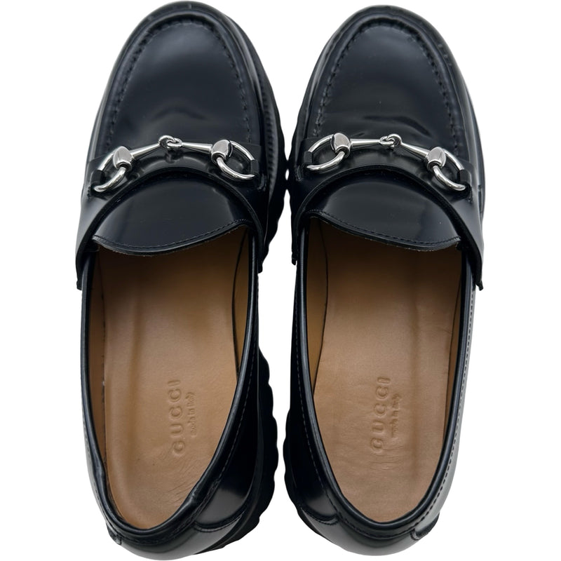 グッチ GUCCI ホースビット プラットフォーム ローファー 764211