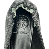 トリーバーチ TORY BURCH フラットパンプス ブラック レザー レディース パンプス